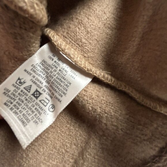 Anthropologie Moth Wool Cardigan Sweater Medium Pockets Button Front Cottagecore - Picture 4 of 13